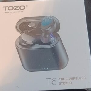 TOZO T1117 T6 True Wireless Stereo Headphones - Black